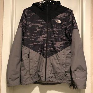 The North Face, Grey and Black, Medium Mens Jacket.